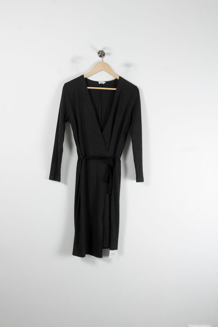 Robe Cache-cœur Grise - Taille XS/34 de la marque Filippa K | PARAD87435 - Vendu par Paradigme - Image 2