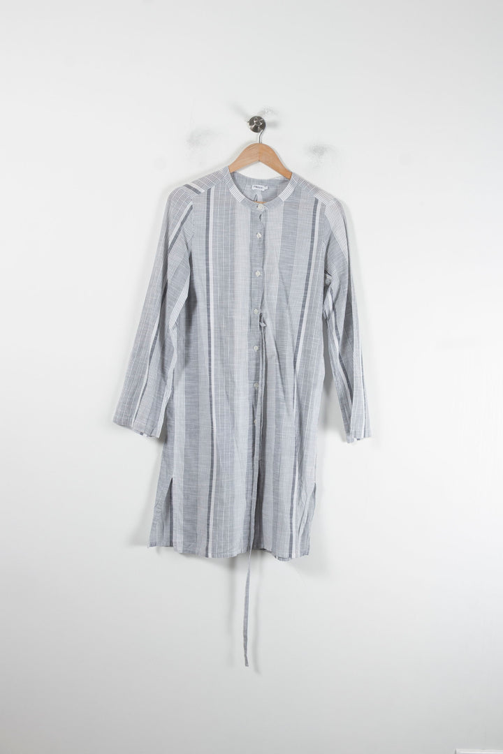 Robe Chemise Bleu et Blanc - Taille S/36 de la marque Filippa K | PARAD87436 - Vendu par Paradigme - Image 2