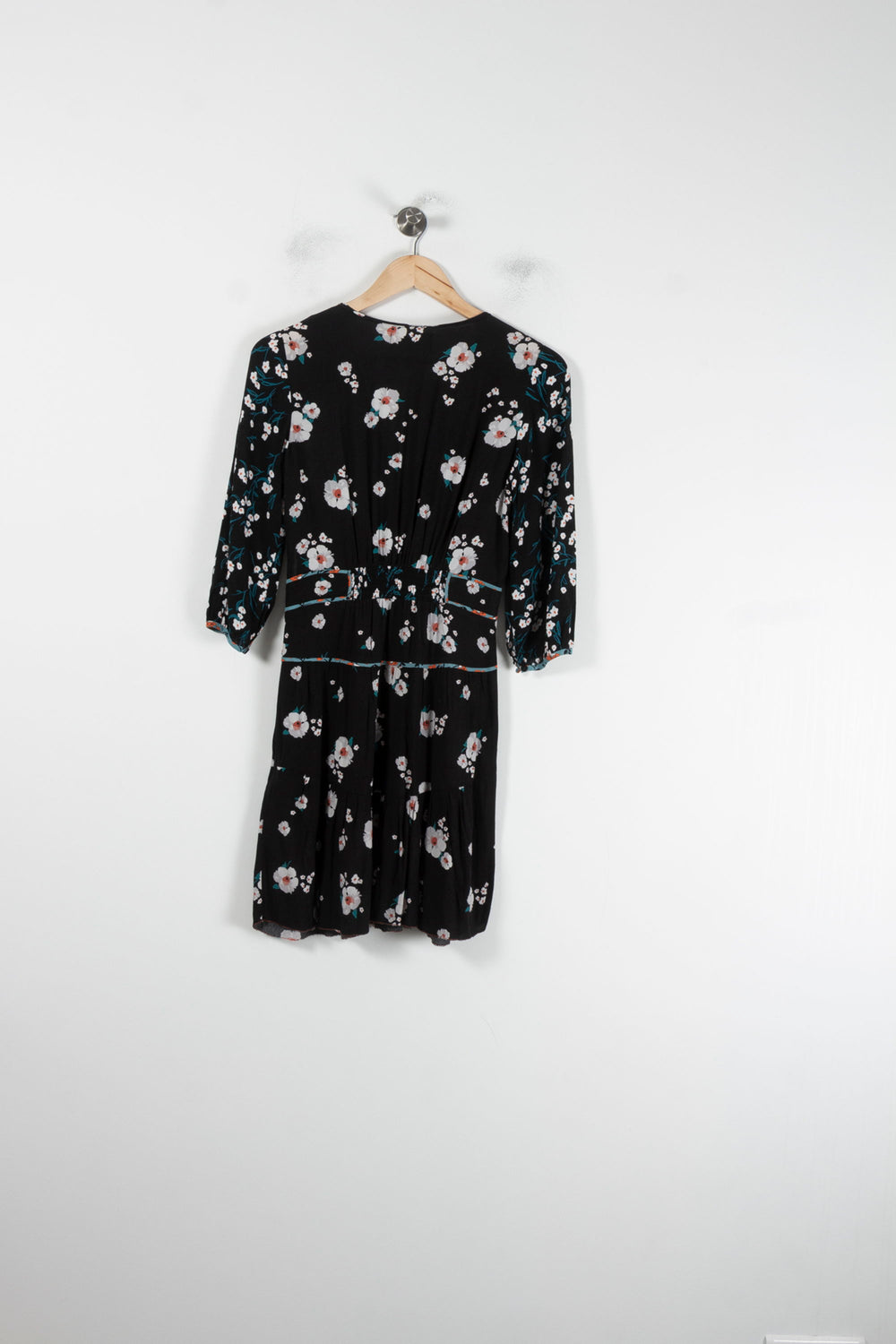 Robe Fleurie Noire - Taille XS/34 de la marque ba&sh | PARAD87439 - Vendu par Paradigme - Image 2
