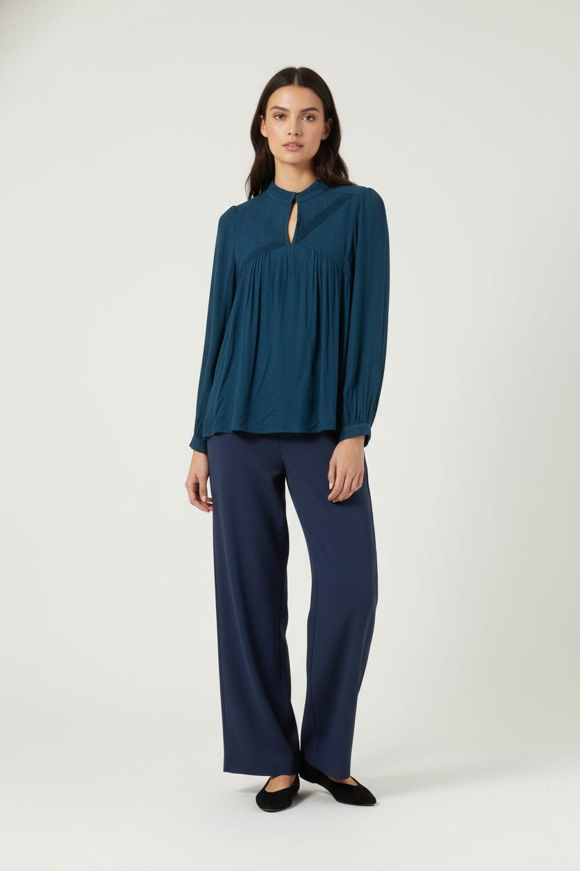 Blouse Bleue - Taille S/36 de la marque Caroll | PARAD87443 - Vendu par Paradigme - Image 1