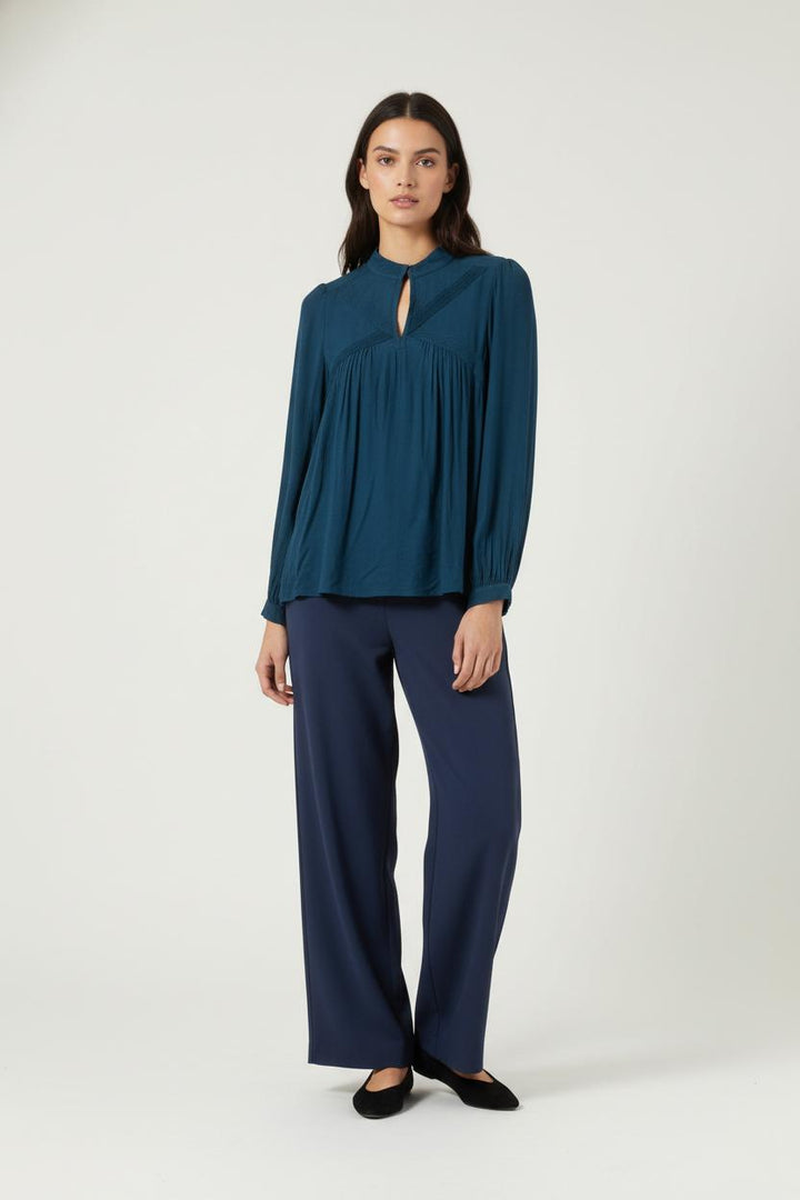 Blouse Bleue - Taille S/36 de la marque Caroll | PARAD87443 - Vendu par Paradigme - Image 1