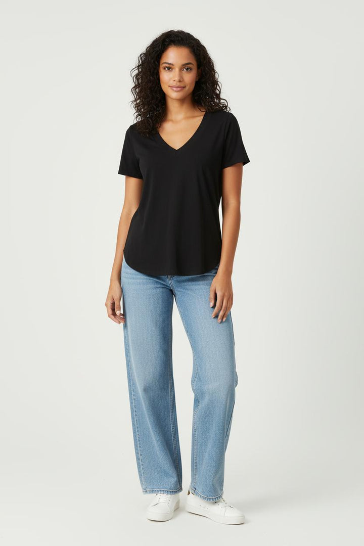 Tee-shirt Noir - Taille XS/34 de la marque Comptoir des Cotonniers | PARAD87448 - Vendu par Paradigme - Image 1