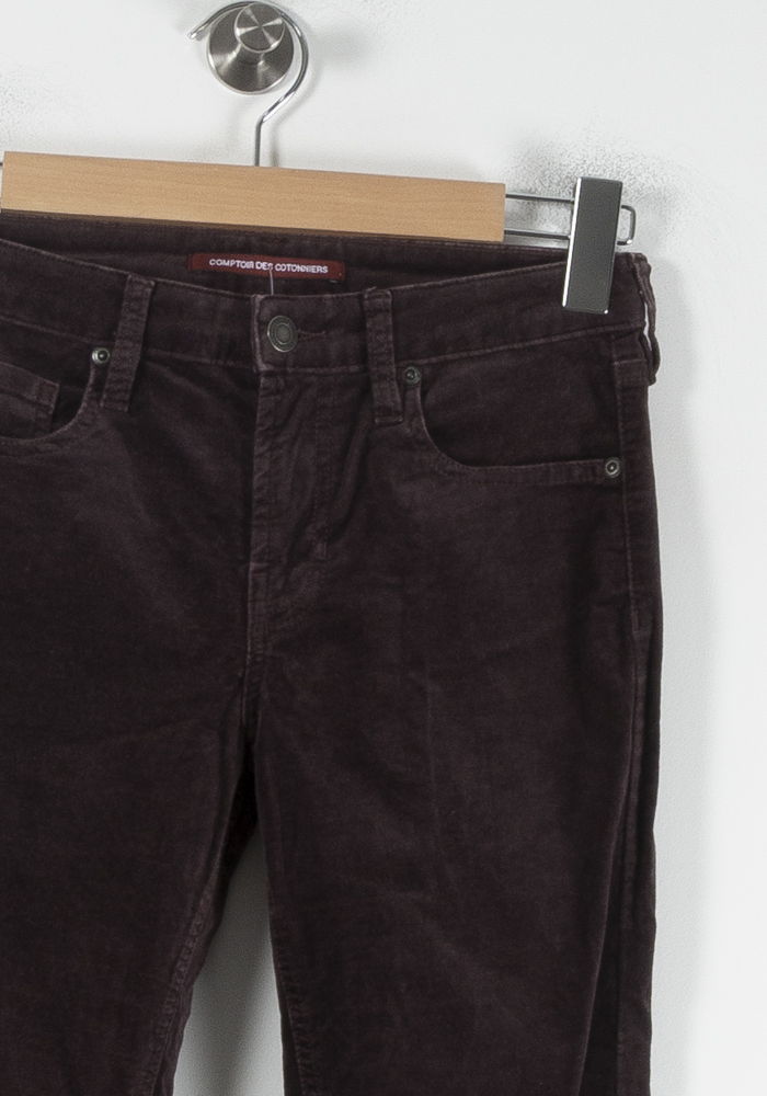 Pantalon Violet - Taille XS/34 de la marque Comptoir des Cotonniers | PARAD87459 - Vendu par Paradigme - Image 3