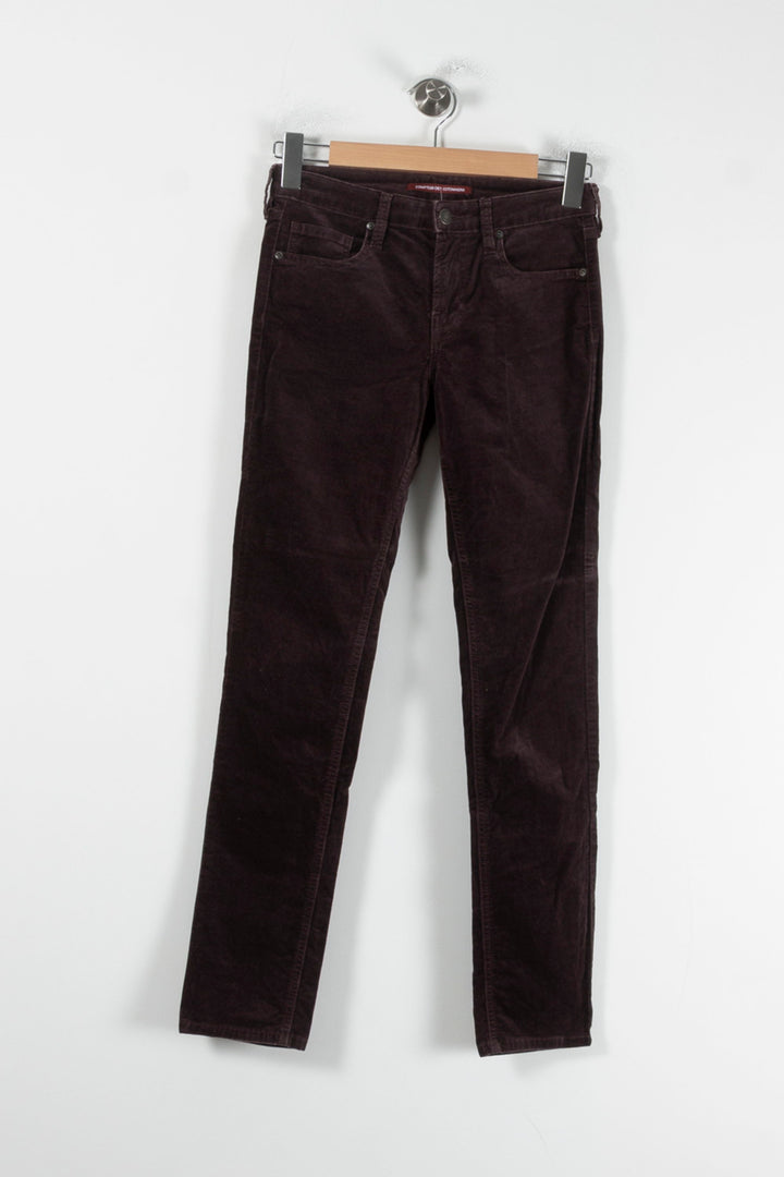 Pantalon Violet - Taille XS/34 de la marque Comptoir des Cotonniers | PARAD87459 - Vendu par Paradigme - Image 2