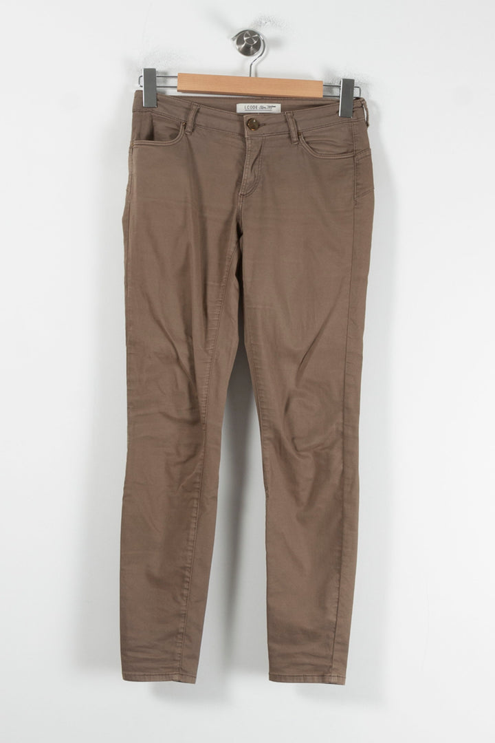Jean Marron - Taille XXS/32 de la marque I.Code | PARAD87464 - Vendu par Paradigme - Image 4