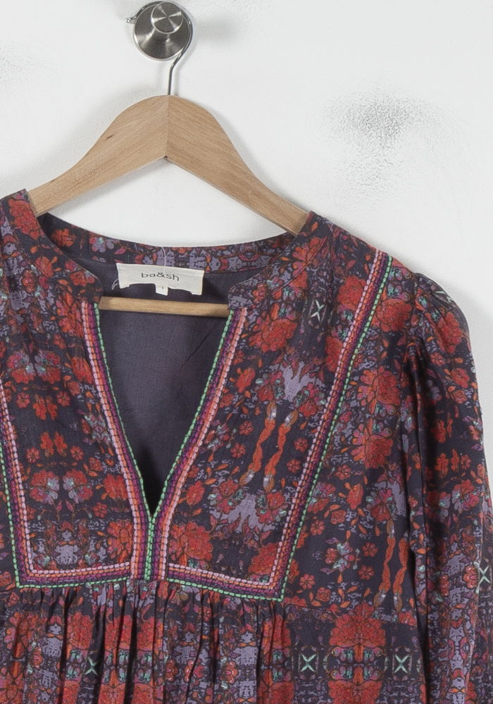 Blouse Rouge et Violette - Taille S/36 de la marque ba&sh | PARAD87468 - Vendu par Paradigme - Image 3