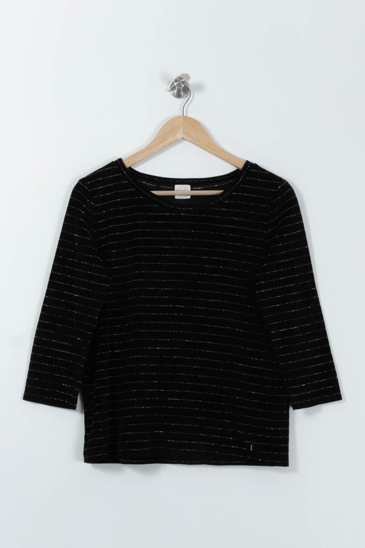 Pull Noir et Blanc - Taille S/36 de la marque Des petits hauts | PARAD8747 - Vendu par Paradigme - Image 2