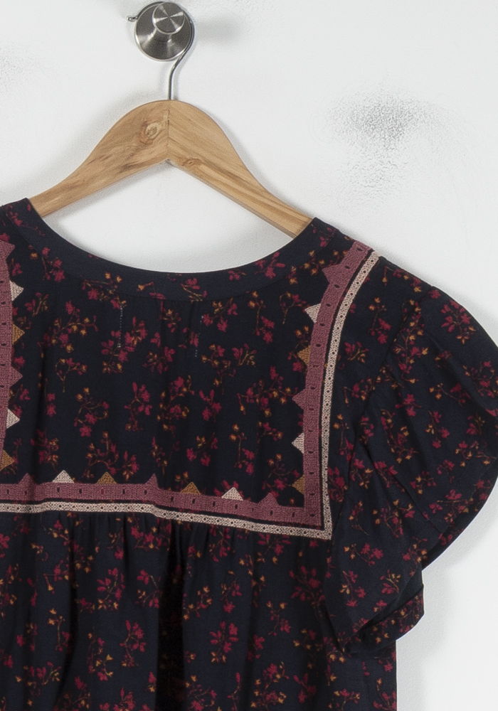 Blouse Noire et Bordeaux - Taille S/36 de la marque ba&sh | PARAD87477 - Vendu par Paradigme - Image 3