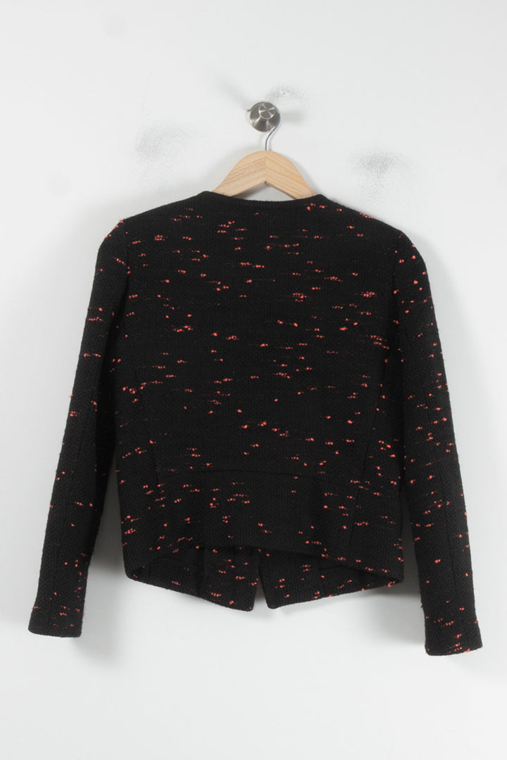 Veste Noire et Rouge - Taille M/38 de la marque Sandro | PARAD87493 - Vendu par Paradigme - Image 4