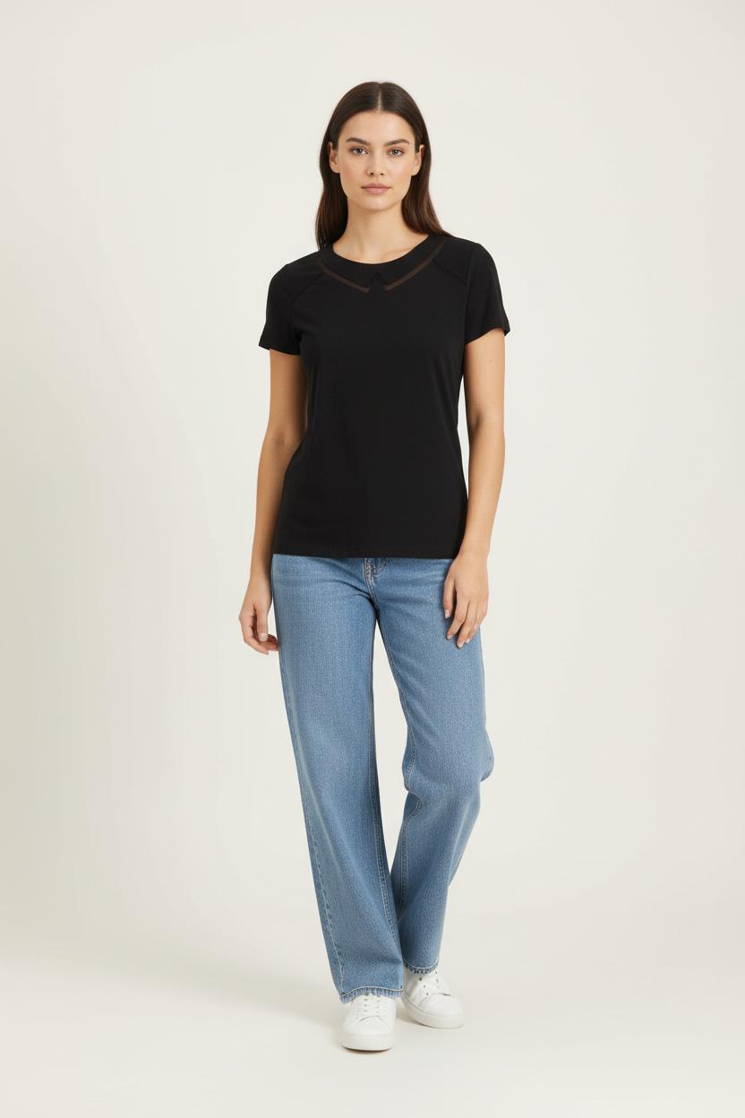 Tee-shirt Noir - Taille S/36 de la marque Comptoir des Cotonniers | PARAD87495 - Vendu par Paradigme - Image 1