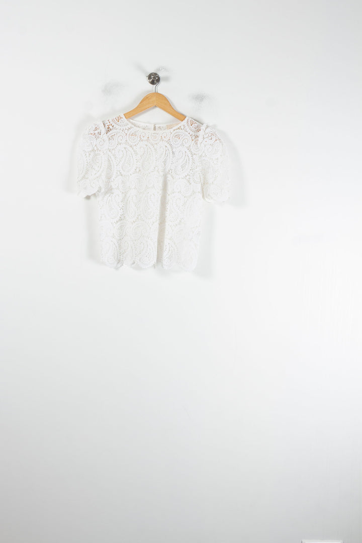 Blouse Blanche - Taille S/36 de la marque Sézane | PARAD87498 - Vendu par Paradigme - Image 2