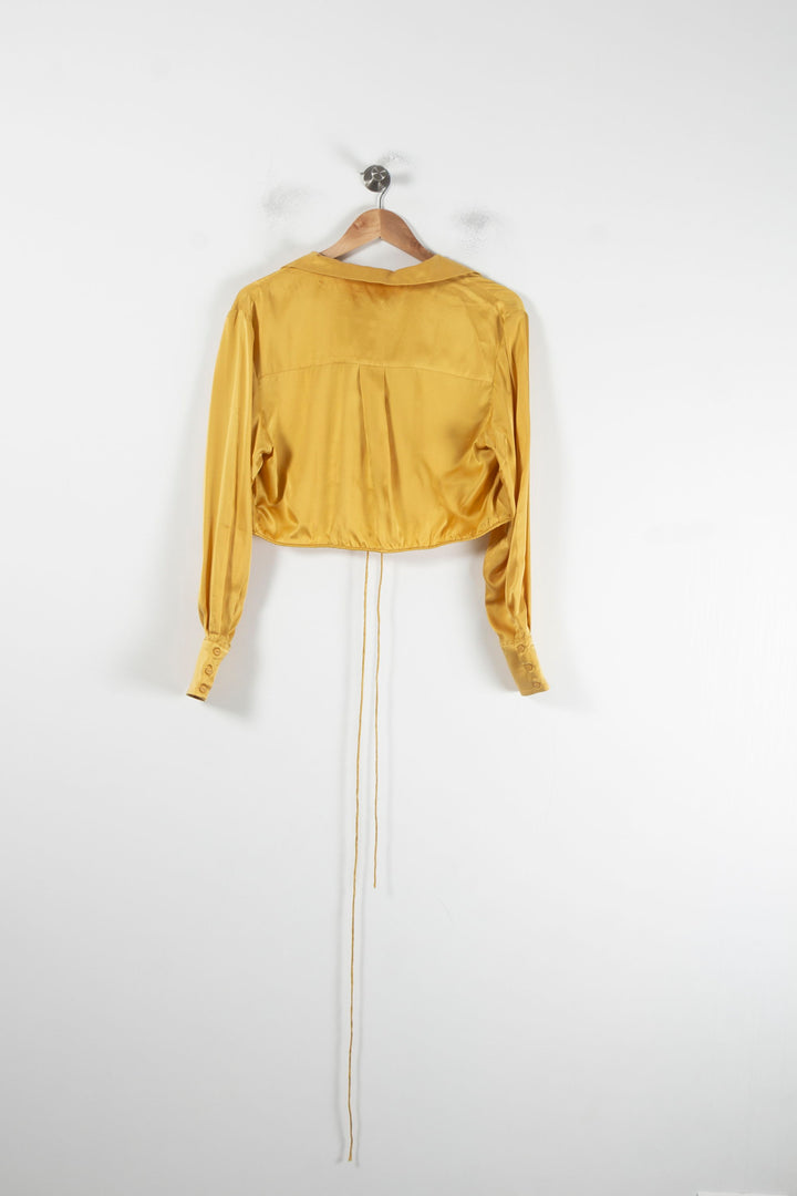 Chemise Crop Jaune - Taille S/36 de la marque Karma Koma | PARAD87707 - Vendu par Paradigme - Image 4