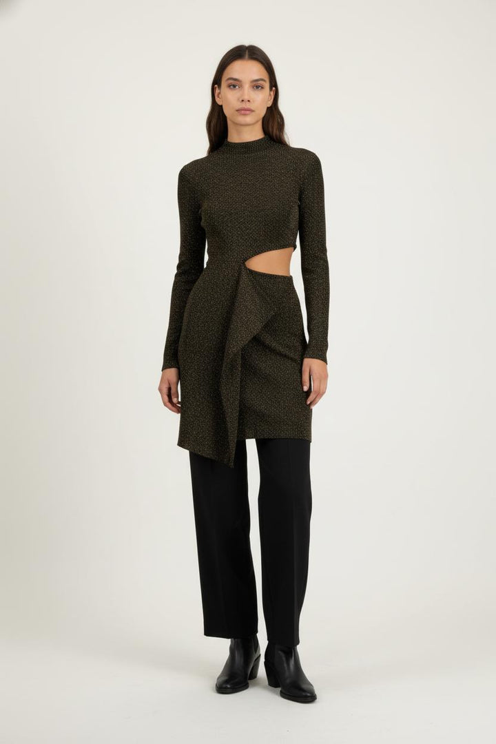Robe Asymétrique Noire - Taille S/36 de la marque Karma Koma | PARAD87710 - Vendu par Paradigme - Image 1