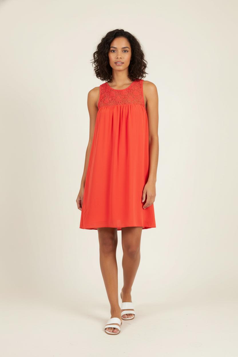 Robe Courte Rose - Taille XS/34 de la marque Claudie Pierlot | PARAD87728 - Vendu par Paradigme - Image 1