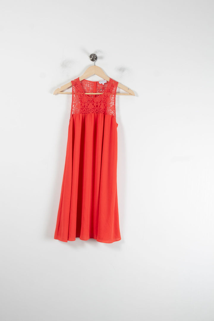 Robe Courte Rose - Taille XS/34 de la marque Claudie Pierlot | PARAD87728 - Vendu par Paradigme - Image 2