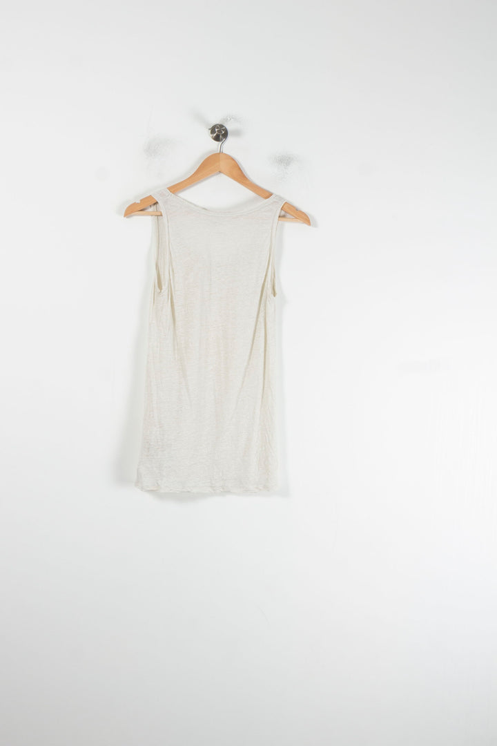 Débardeur Beige - Taille S/36 de la marque Majestic Filatures | PARAD87730 - Vendu par Paradigme - Image 4