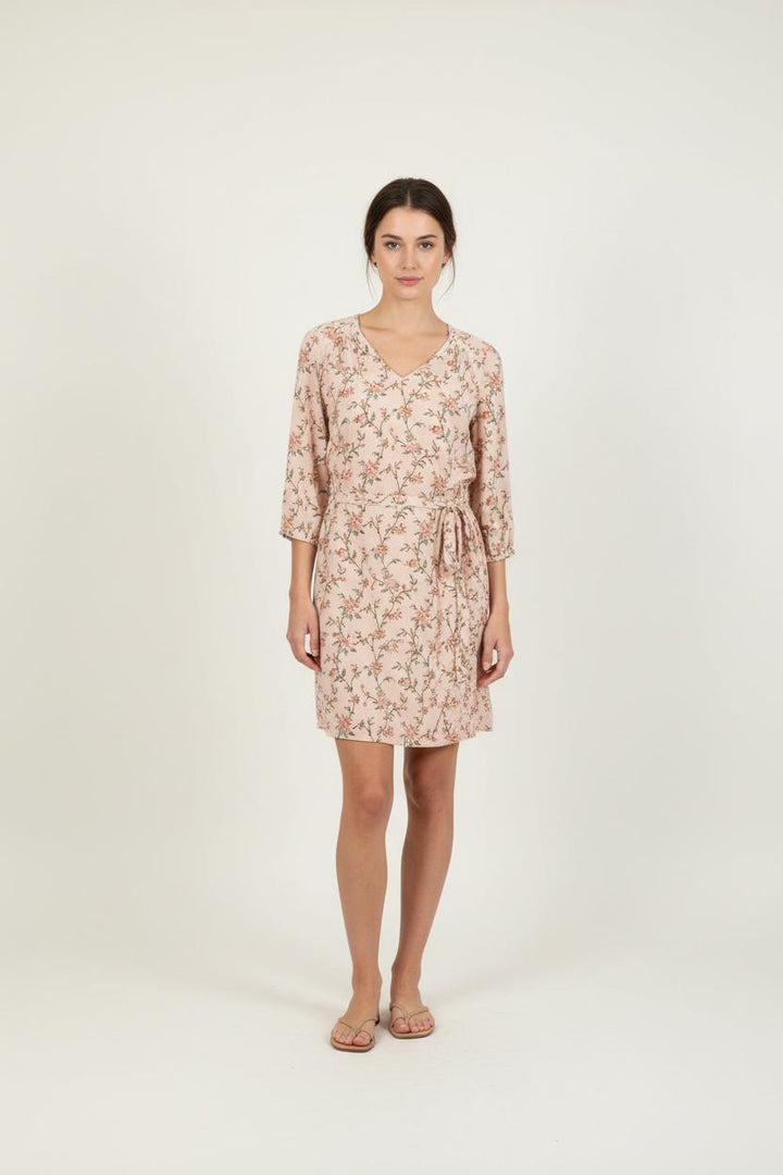 Robe Fleurie Rose - Taille XS/34 de la marque Pablo | PARAD87731 - Vendu par Paradigme - Image 1