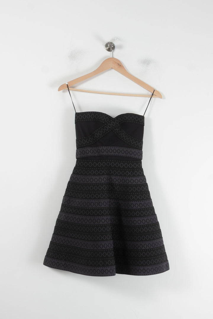 Robe Patineuse Noire - Taille S/36 de la marque Maje | PARAD87733 - Vendu par Paradigme - Image 2