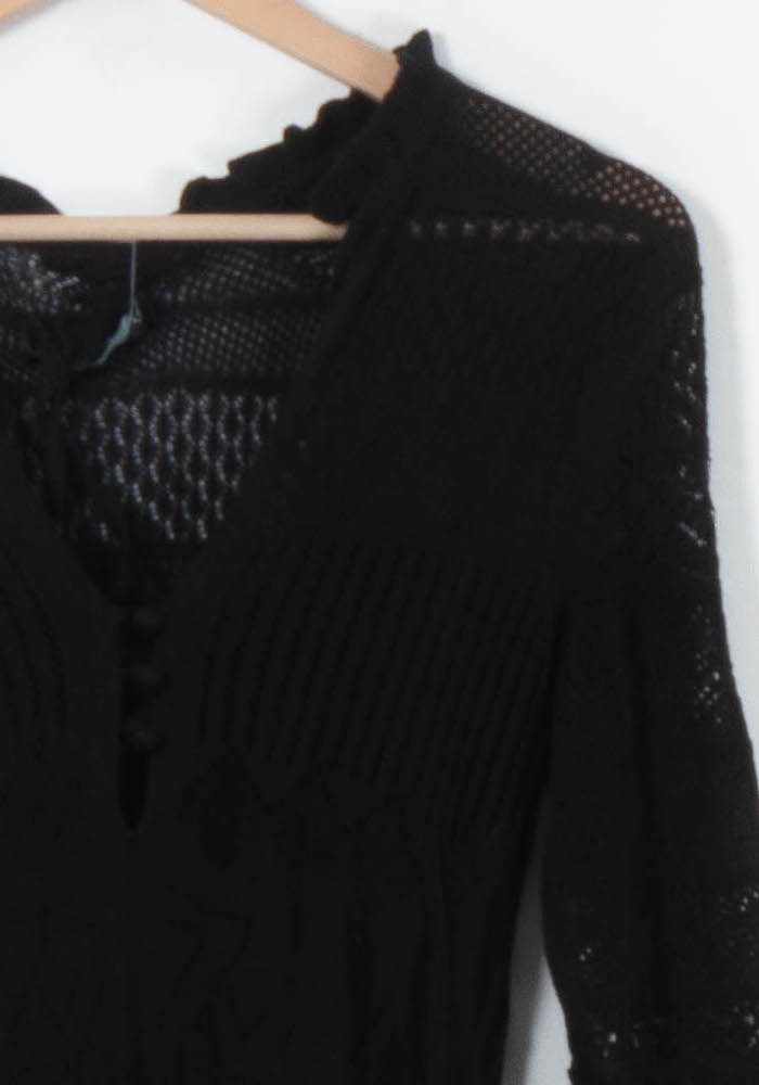 Robe Longue Noire - Taille XS/34 de la marque Zadig&Voltaire | PARAD87738 - Vendu par Paradigme - Image 3