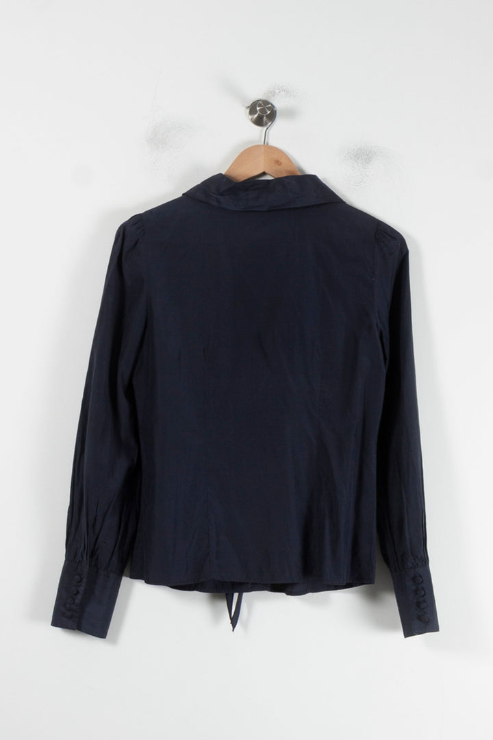 Blouse Bleue - Taille M/38 de la marque Rodier | PARAD87740 - Vendu par Paradigme - Image 4