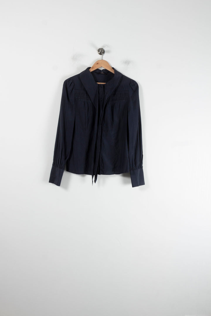 Blouse Bleue - Taille M/38 de la marque Rodier | PARAD87740 - Vendu par Paradigme - Image 2