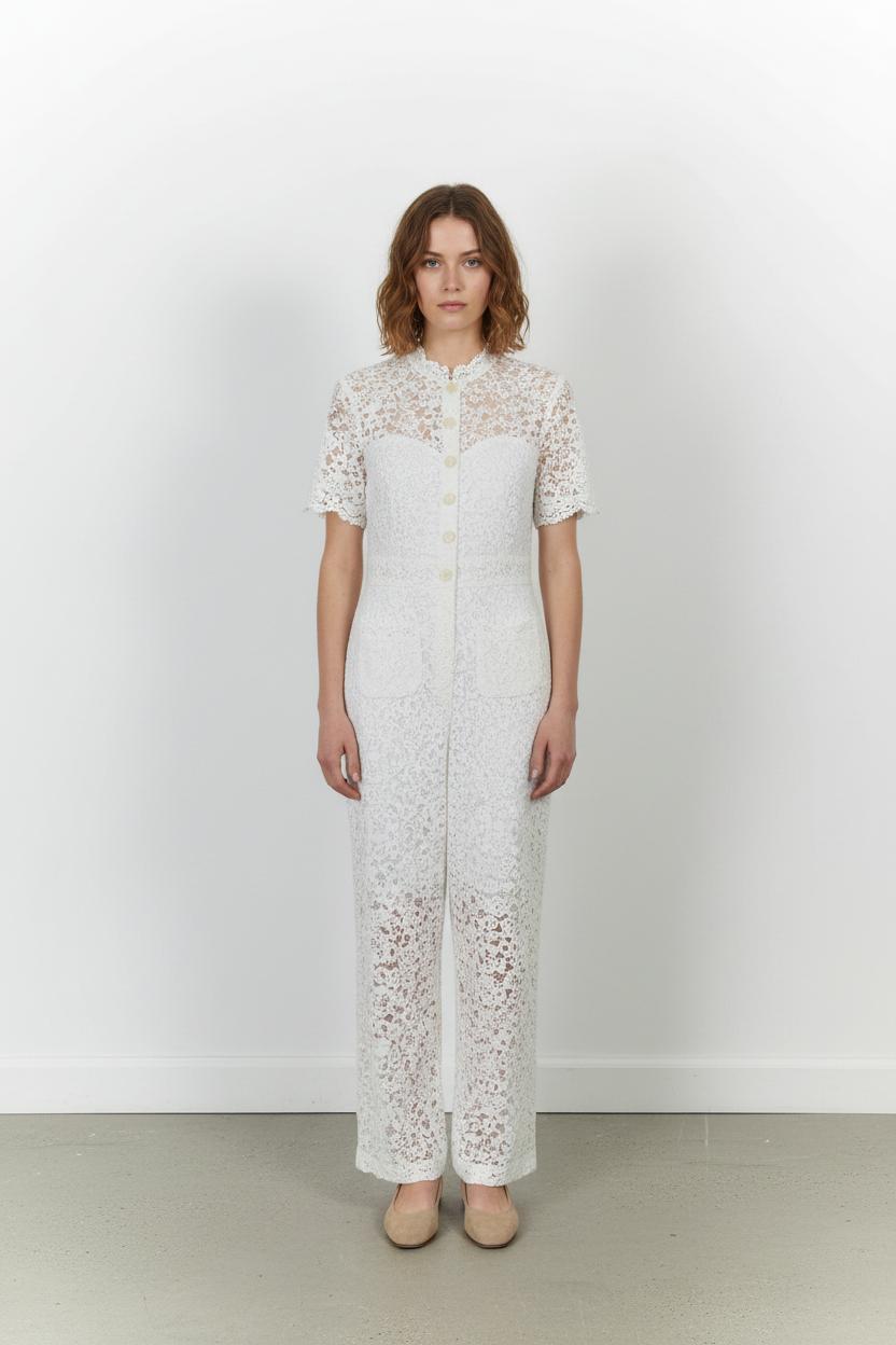 Combinaison Blanche - Taille M/38 de la marque Claudie Pierlot | PARAD87742 - Vendu par Paradigme - Image 1