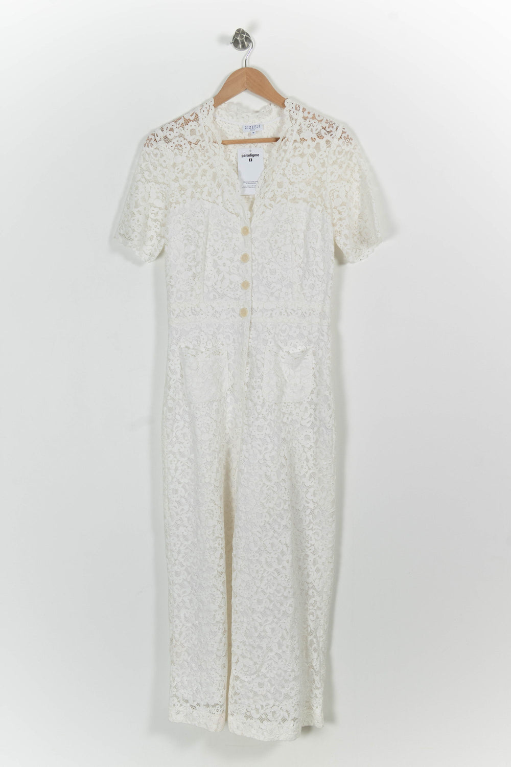 Combinaison Blanche - Taille M/38 de la marque Claudie Pierlot | PARAD87742 - Vendu par Paradigme - Image 2