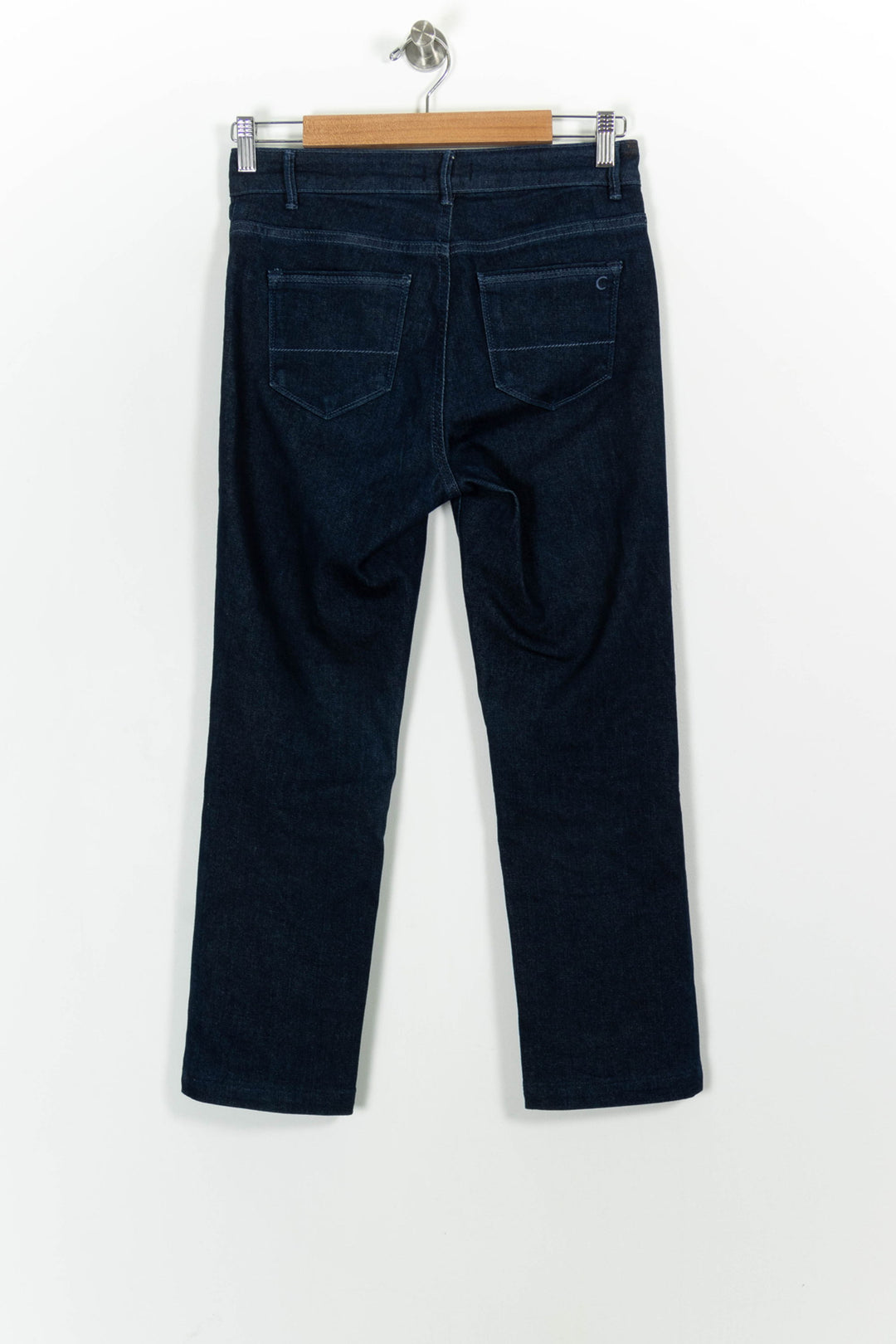 Jean Droit Bleu - Taille M/38 de la marque Caroll | PARAD87750 - Vendu par Paradigme - Image 4