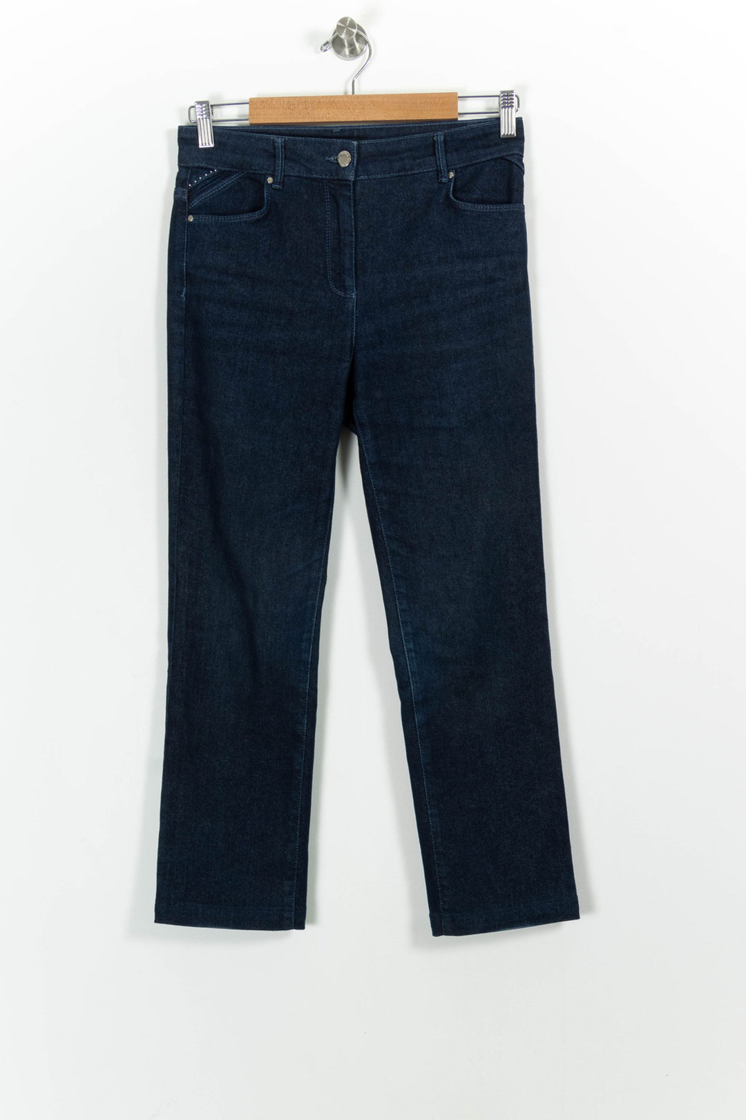 Jean Droit Bleu - Taille M/38 de la marque Caroll | PARAD87750 - Vendu par Paradigme - Image 2