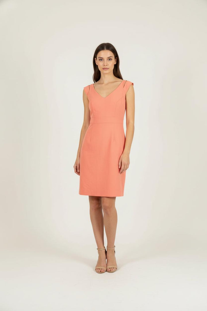 Robe Courte Orange - Taille M/38 de la marque Caroll | PARAD87756 - Vendu par Paradigme - Image 1
