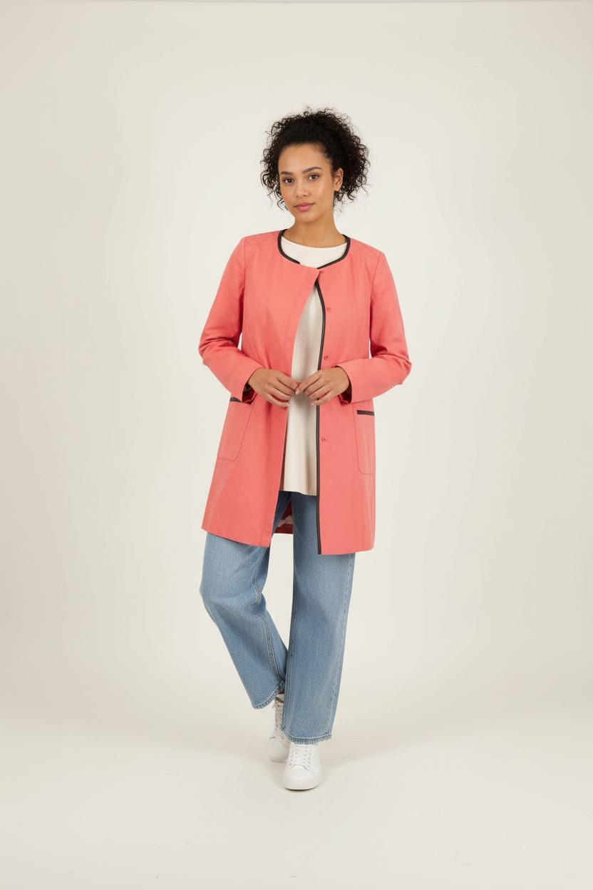 Manteau Rose - Taille M/38 de la marque Ekyog | PARAD87757 - Vendu par Paradigme - Image 1