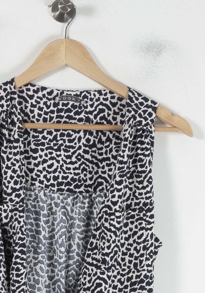 Robe Courte Noire et Blanche - Taille M/38 de la marque Kookai | PARAD87763 - Vendu par Paradigme - Image 3