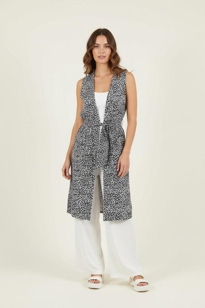 Robe Courte Noire et Blanche - Taille M/38 de la marque Kookai | PARAD87763 - Vendu par Paradigme - Image 1