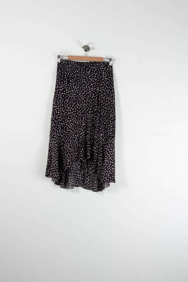 Jupe Midi Noire et Blanche - Taille S/36 de la marque The Kooples | PARAD87769 - Vendu par Paradigme - Image 2