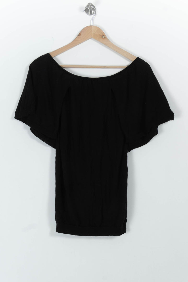Blouse Noire - Taille M/38 de la marque Eric Bompard | PARAD87777 - Vendu par Paradigme - Image 4