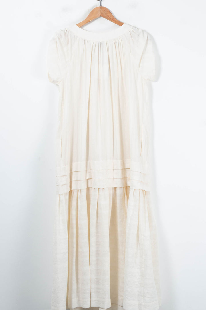 Robe Longue Blanche - Taille S/36 de la marque Ines de la Fressange Paris | PARAD87786 - Vendu par Paradigme - Image 4