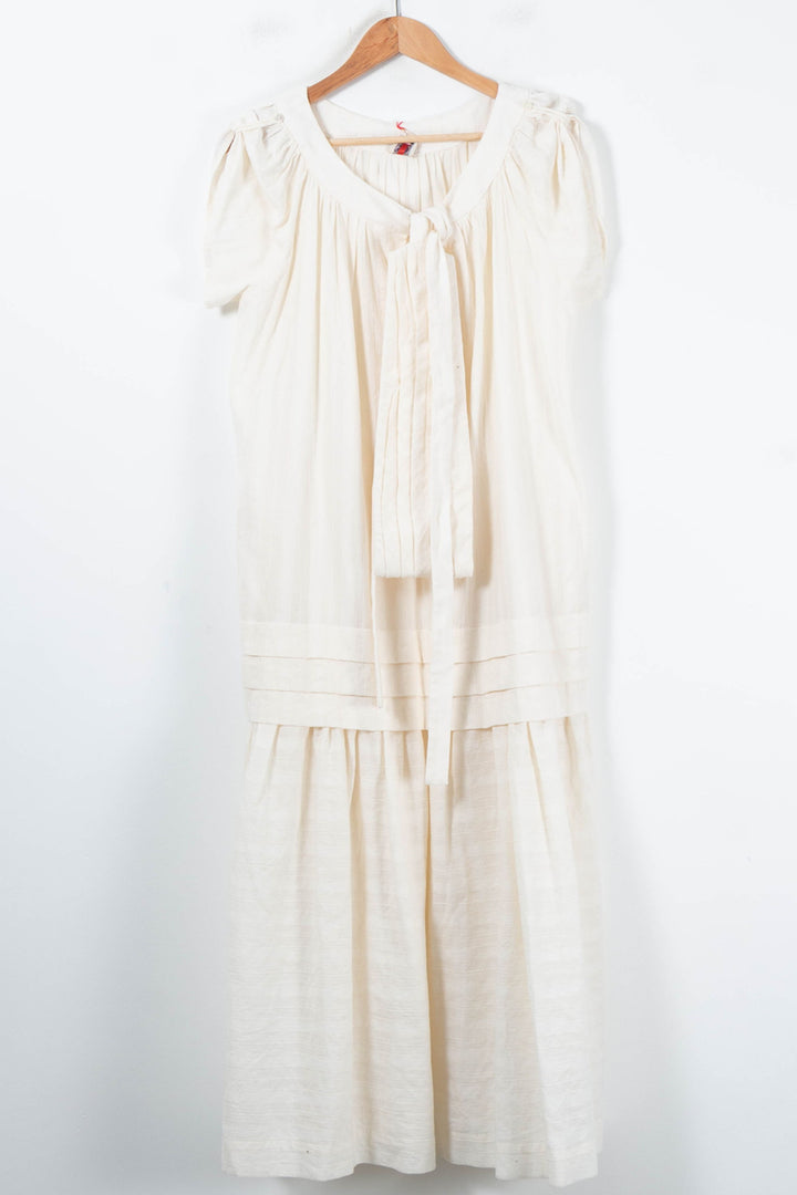 Robe Longue Blanche - Taille S/36 de la marque Ines de la Fressange Paris | PARAD87786 - Vendu par Paradigme - Image 2