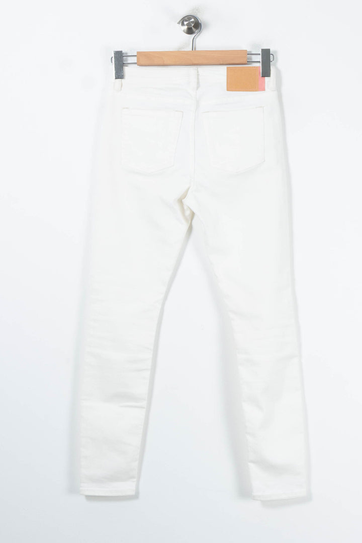 Jean Slim Blanc - Taille M/38 de la marque Acne Studios | PARAD87791 - Vendu par Paradigme - Image 4