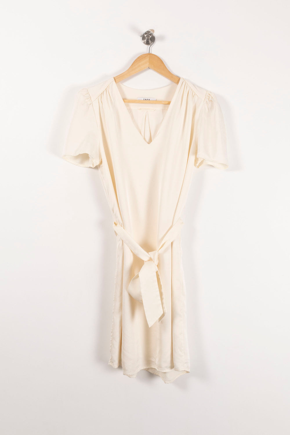 Robe Midi Blanche - Taille M/38 de la marque ZAPA | PARAD87793 - Vendu par Paradigme - Image 2