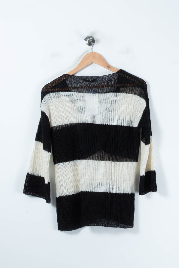 Pull Noir et Blanc - Taille S/36 de la marque ZAPA | PARAD87798 - Vendu par Paradigme - Image 4