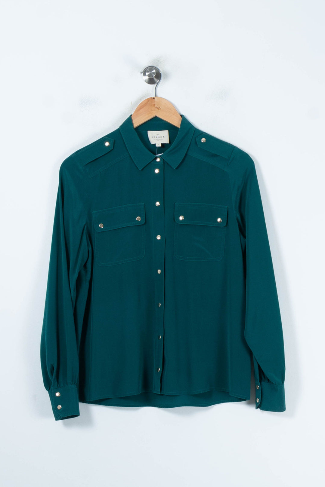 Chemise Verte - Taille XS/34 de la marque Sézane | PARAD87811 - Vendu par Paradigme - Image 2