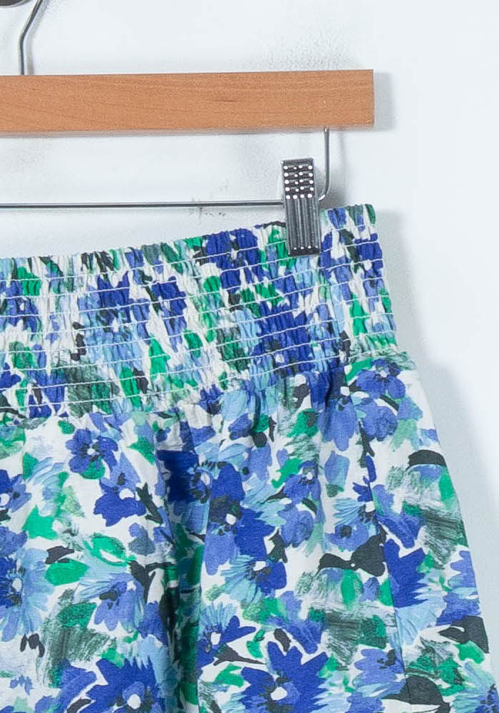 Jupe Fleurie Bleue et Verte - Taille L/40 de la marque Grace & Mila | PARAD87814 - Vendu par Paradigme - Image 3