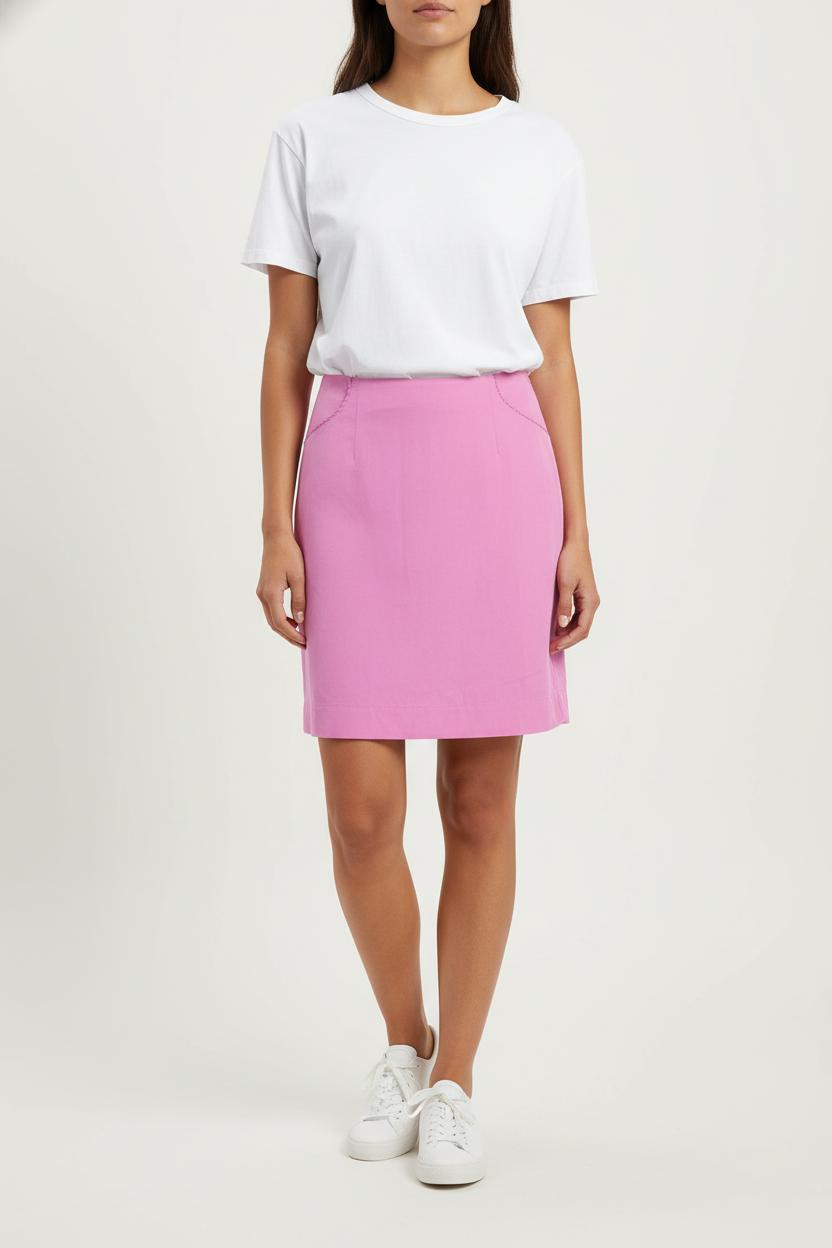 Jupe Droite Rose - Taille S/36 de la marque Grace & Mila | PARAD87819 - Vendu par Paradigme - Image 1