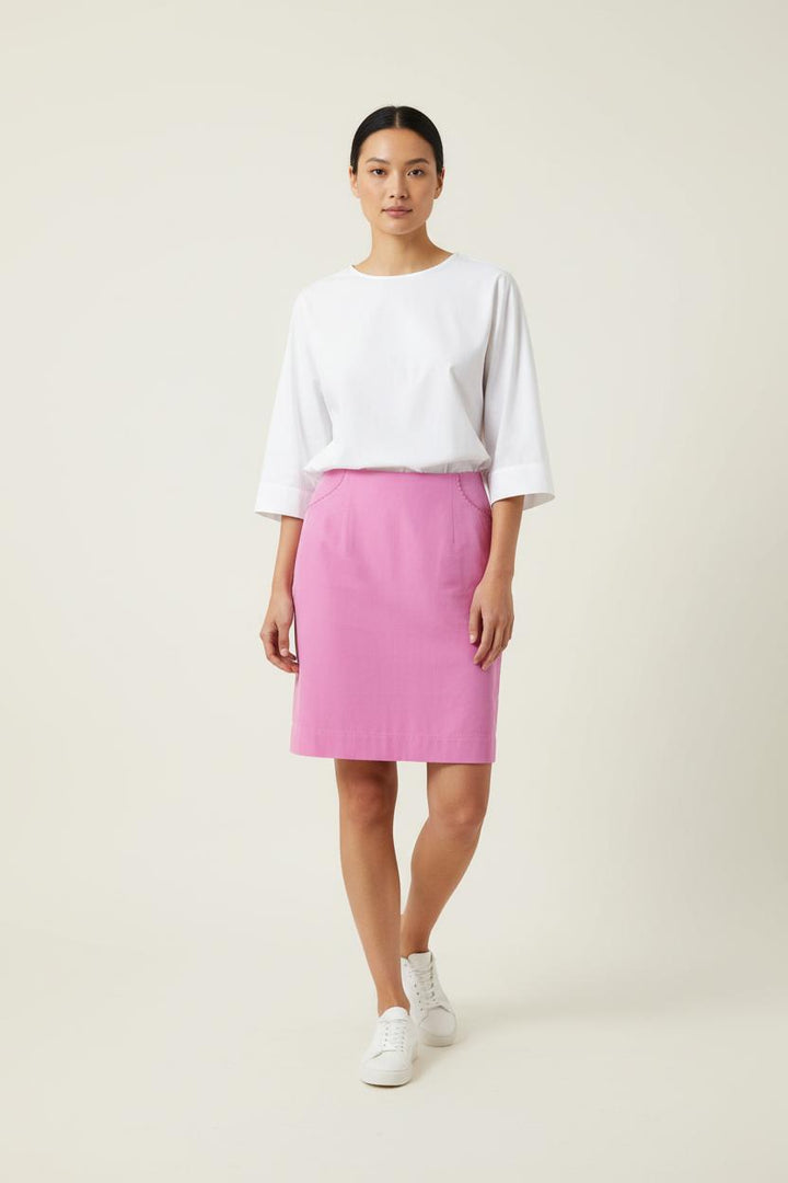 Jupe Droite Rose - Taille S/36 de la marque Grace & Mila | PARAD87820 - Vendu par Paradigme - Image 1