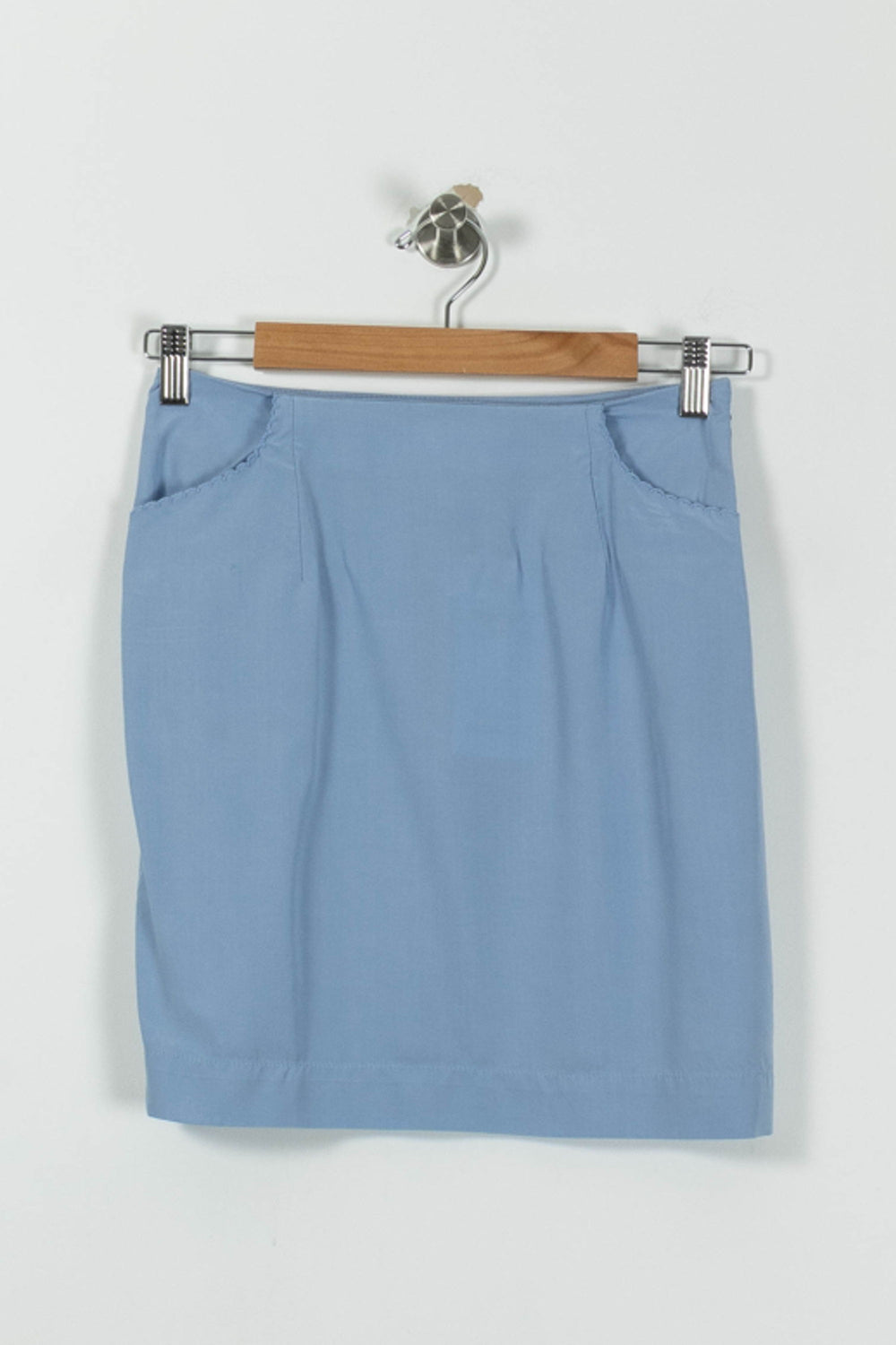Jupe Droite Bleue - Taille S/36 de la marque Grace & Mila | PARAD87821 - Vendu par Paradigme - Image 2