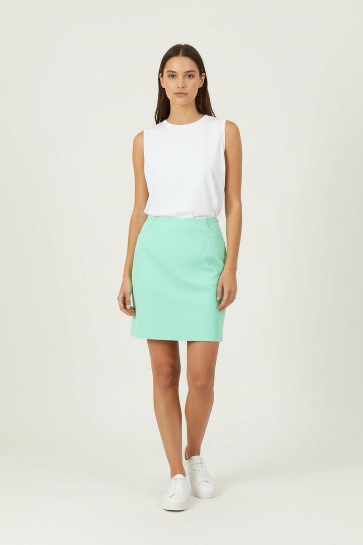 Jupe Droite Verte - Taille S/36 de la marque Grace & Mila | PARAD87822 - Vendu par Paradigme - Image 1