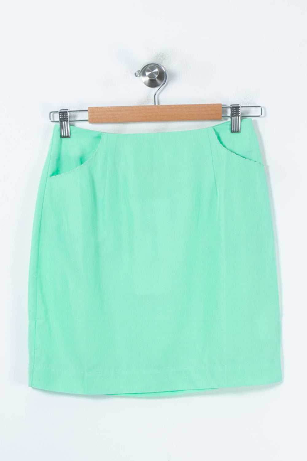 Jupe Droite Verte - Taille S/36 de la marque Grace & Mila | PARAD87822 - Vendu par Paradigme - Image 2