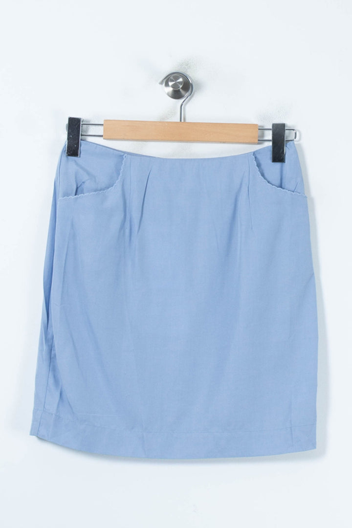 Jupe Courte Bleue - Taille M/38 de la marque Grace & Mila | PARAD87823 - Vendu par Paradigme - Image 2