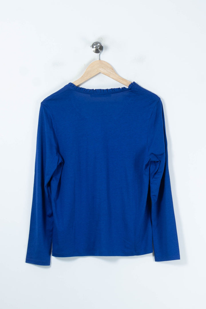 Blouse Bleue - Taille L/40 de la marque La Fée Maraboutée | PARAD87828 - Vendu par Paradigme - Image 4