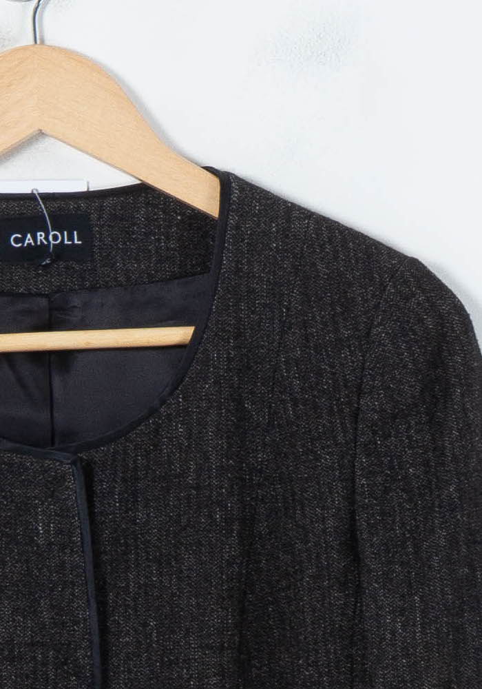 Veste Noire - Taille M/38 de la marque Caroll | PARAD87832 - Vendu par Paradigme - Image 3